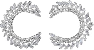 Wedding Earring With Half Circle Style For Girls - Silver