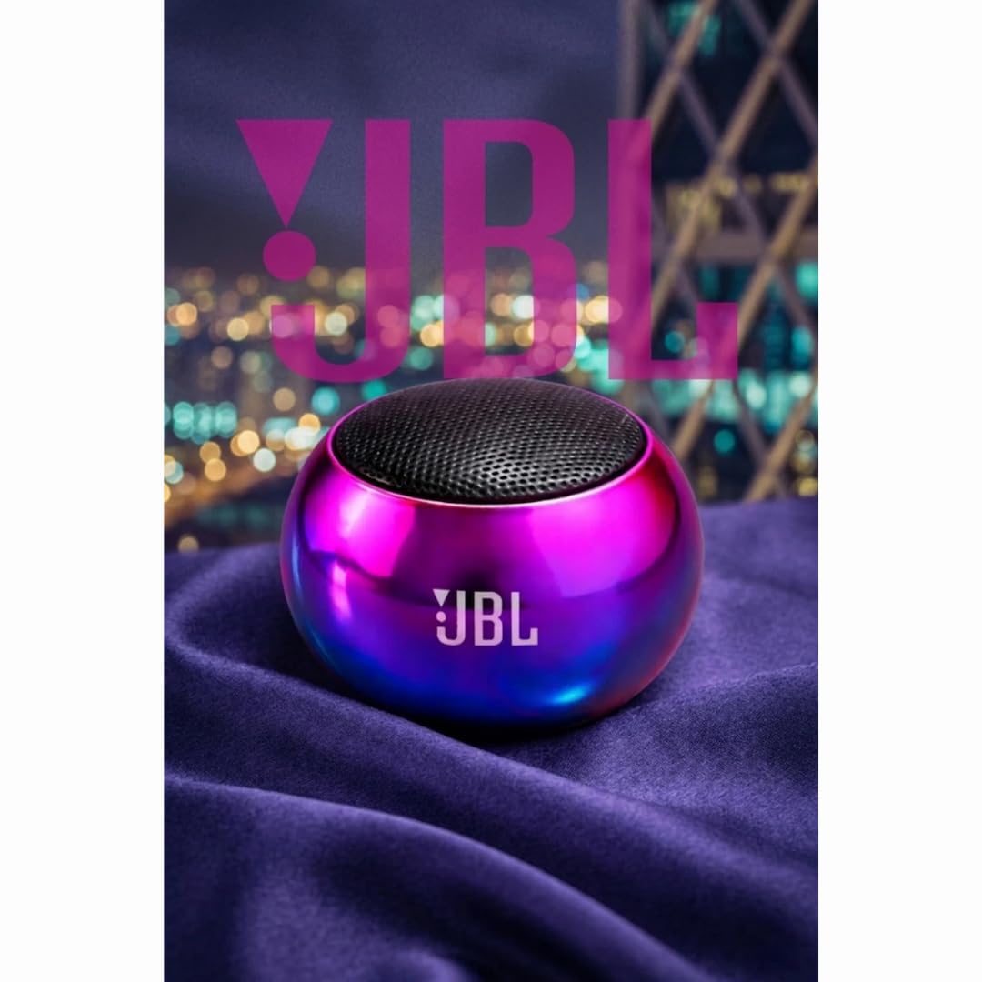 Portable Bluetooth M3_08 Mini Speaker Dynamic Metal Sound with High Bass with Alexa & Siri Assistant Smart Speaker (Multicolor)-image-22