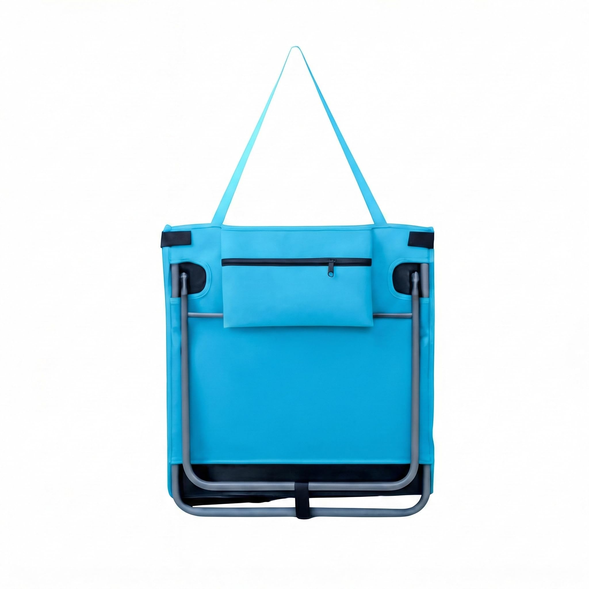 2er-Set Faltbare Strandliegen mit Verstellbarer Rückenlehne | Leichte gepolsterte Sonnenliegenmatten mit Schultergurt & Tasche, für Strand, Camping, Pool, Festivals, Reisen & Picknick