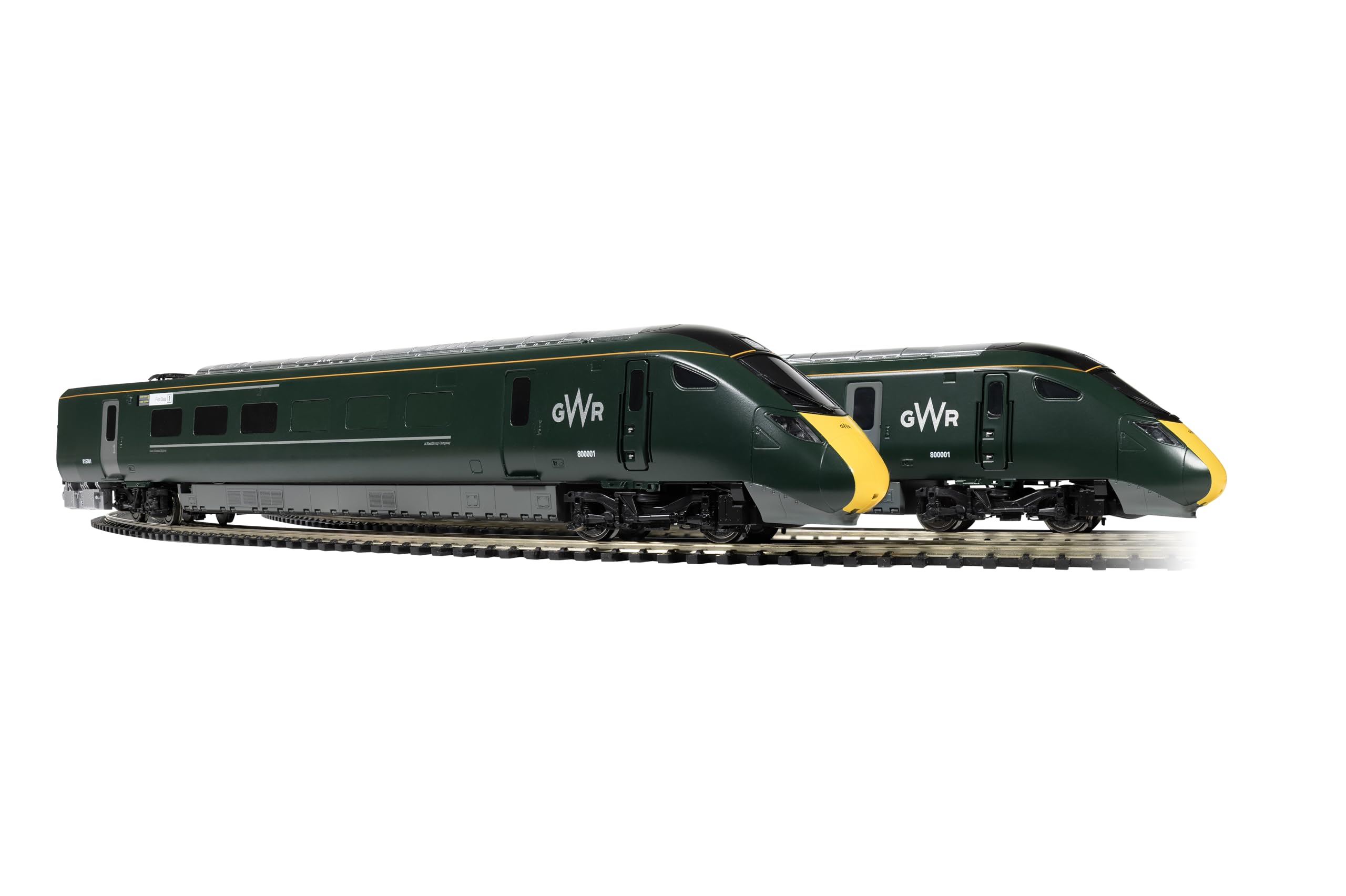 Hornby - R30450 RailRoad GWR Class 800 Train Pack 800001 Locomotive - Junior Model Railway OO Gauge, Green