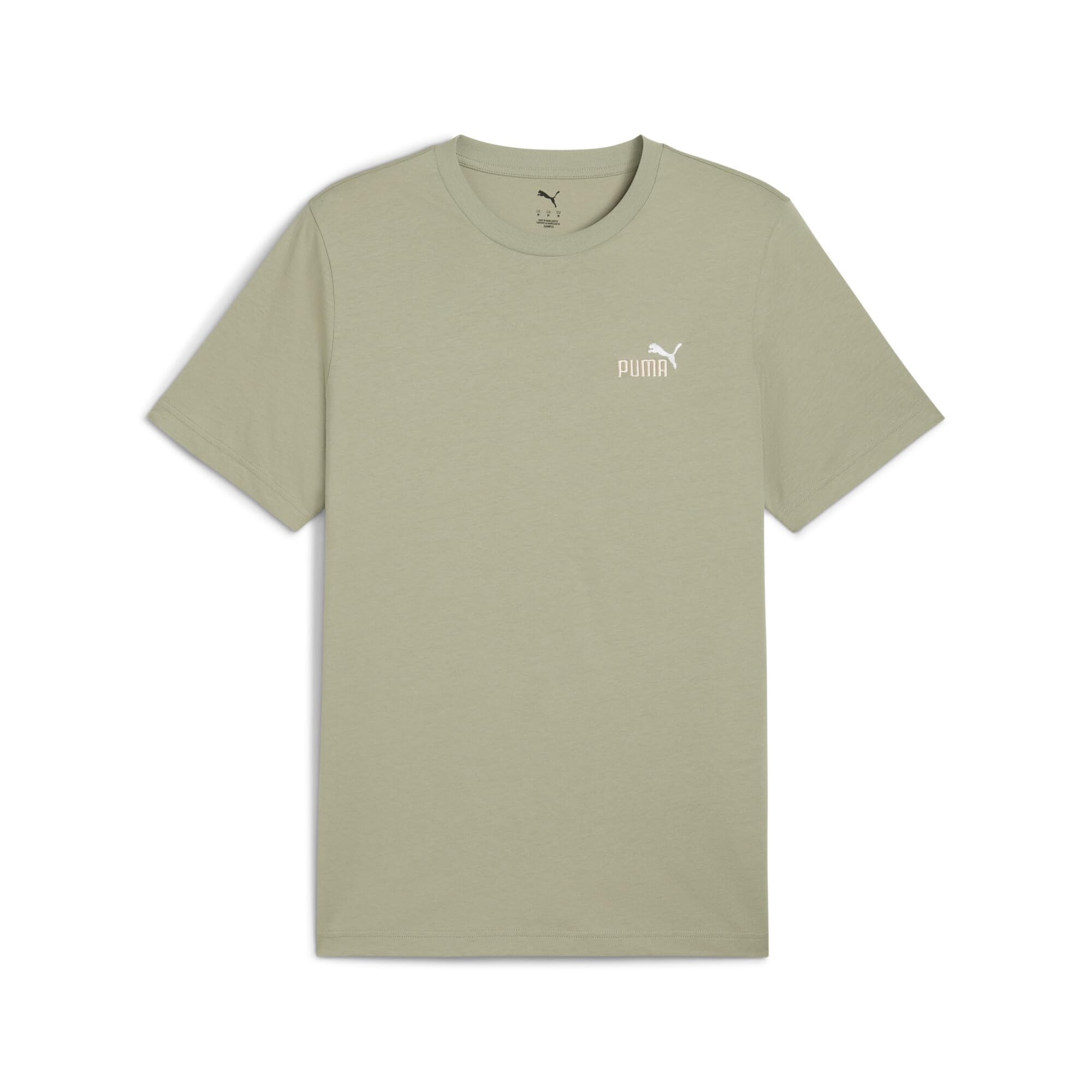 Puma Men's Essentials 2 Color Small No. 1 Logo Tee - Lux Army