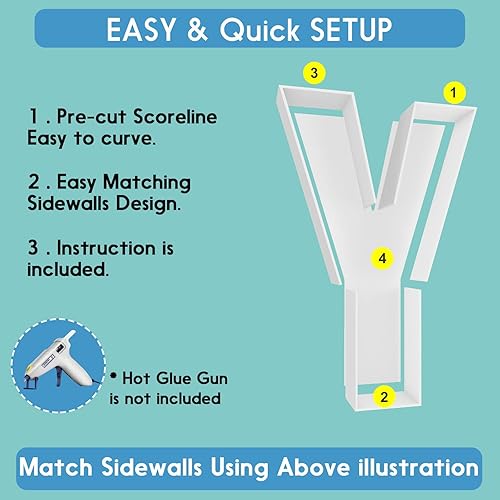 Miniatura 3 de Letras de 2 pies con marco, letra Y para mosaicos de globos, kit de bricolaje para letras rellenables, para decoración de fiesta de cumpleaños,