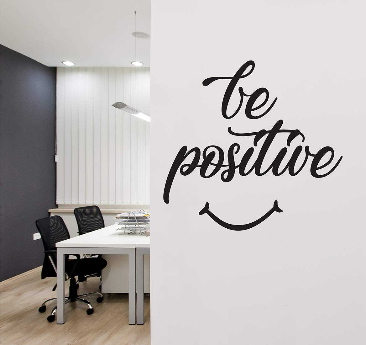 Wallstick be Positive wallstickers (Vinyl 60 cm x 60 cm)-image-39