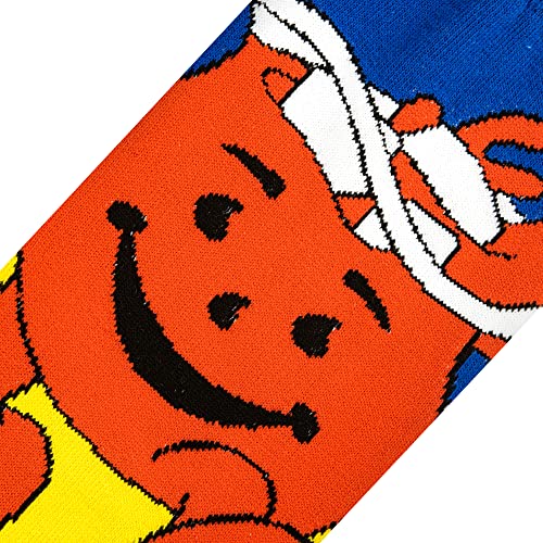 Odd Sox, Kool Aid Man, Fun Dress Socks for Men, Novelty, Gift,4