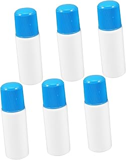 ARTIBETTER 6個詰め替え可能 スポンジヘッド付きアプリケーターボトル 液体化粧品やリニメント用 携帯に便利な漏れ防止プラスチック容器 再利用可能な空ボトル