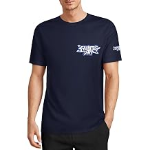 Summer Pure Cotton T-Shirt for Men Chest-Printed Short Sleeve Tee Fathers Day T-Shirts Letter Print Tops