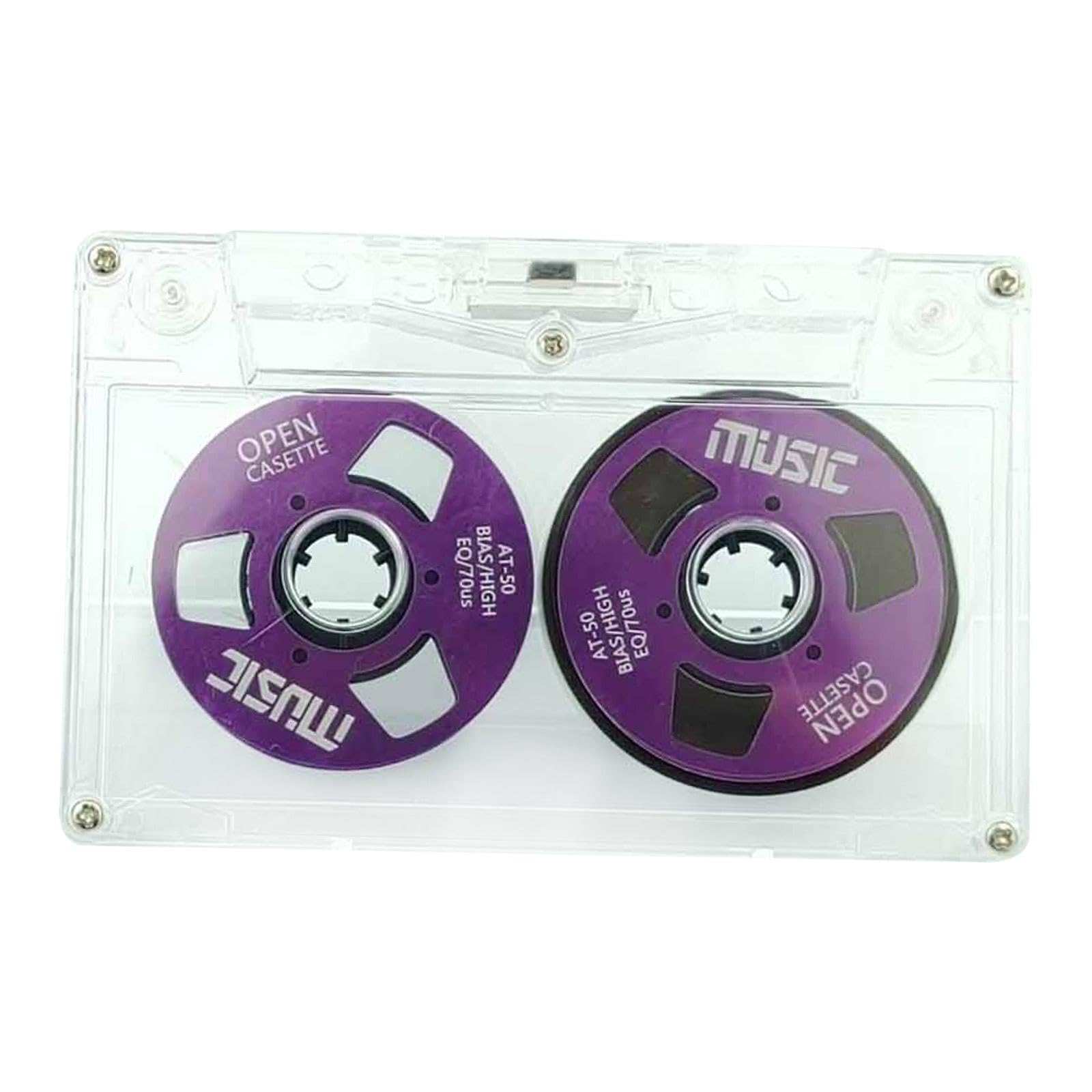 Double Sided Blank Cassette Tape Professional Audio Recording Record 50 Mins Violet|Consumer Electronics | TV, Video & Home Audio | TV, Video & Audio Accessories | Blank Media, Care & STO-image-0