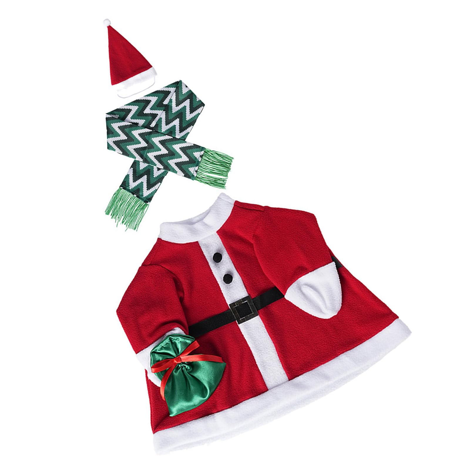 Kalttoy Multicolor Christmas Geese Costume Permanent Celebratory Outfit Accessory Perfect For Porch And Yard Decors Decorative Geese Clothing