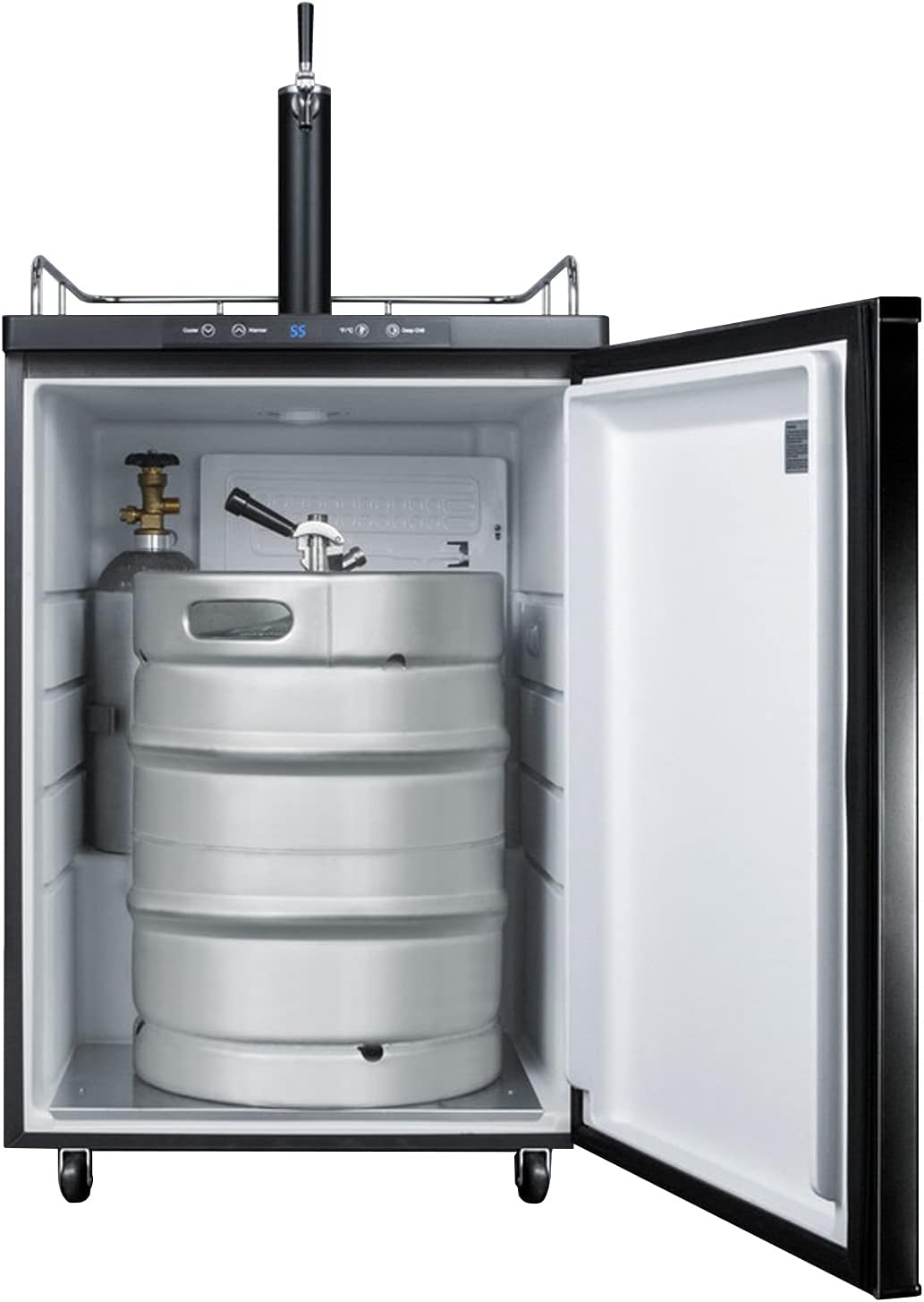 Summit SBC635M 24" Wide Beer Kegerator, Black