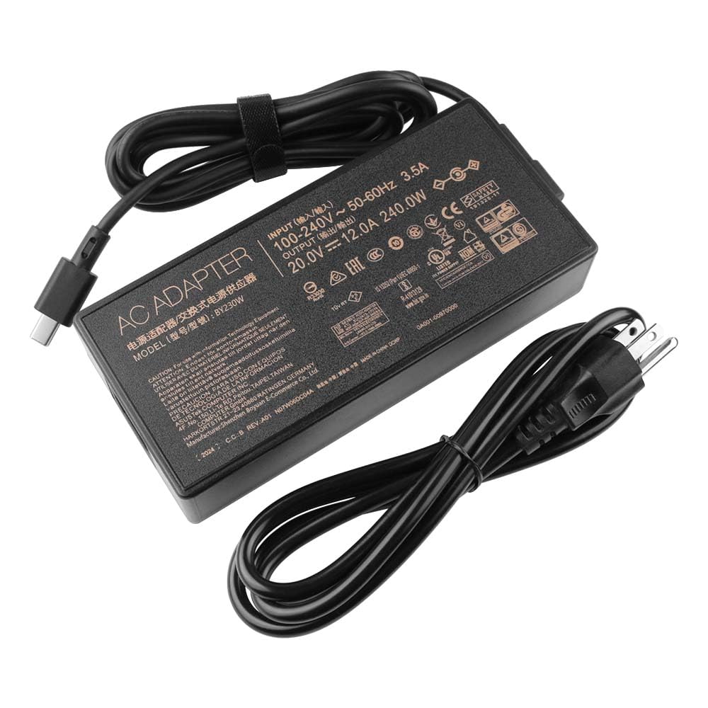 20V 12A 240W Charger Adapter for Asus ROG Zephyrus G16 GU605