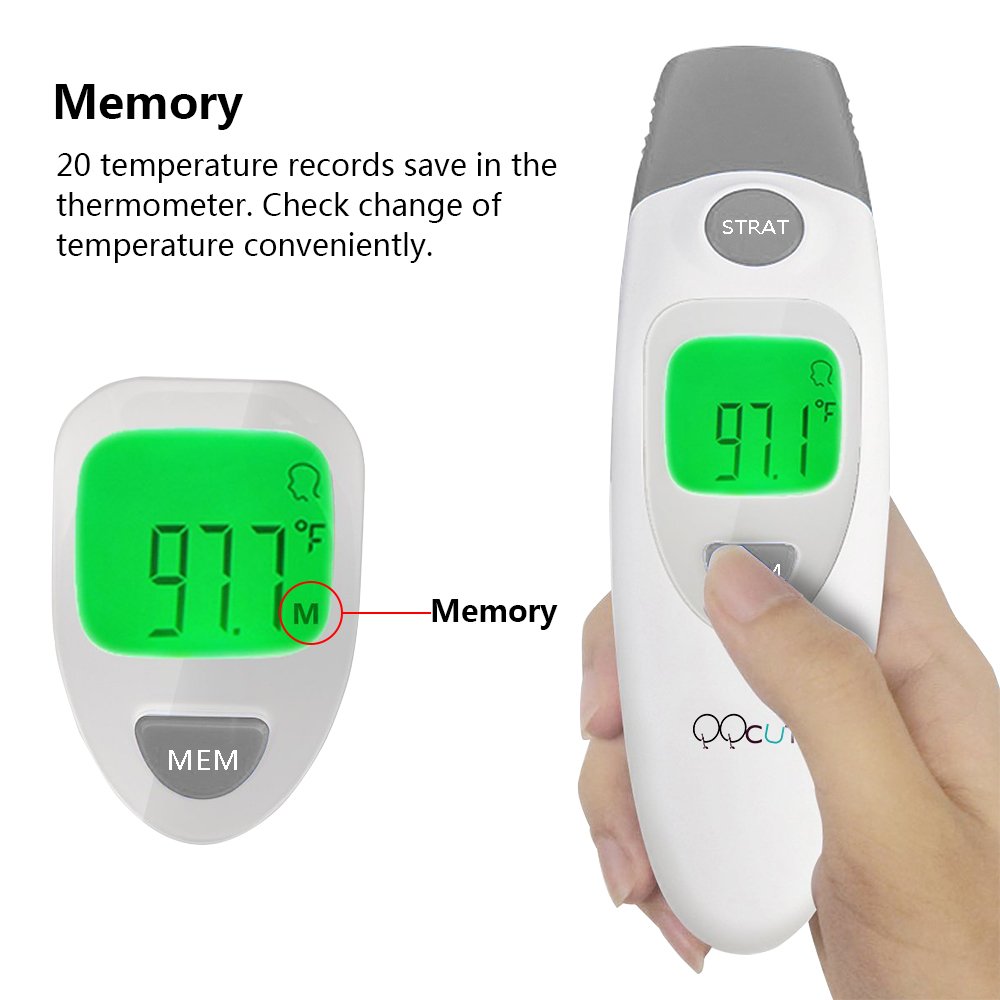 QQCute Digital Infrared Forehead Thermometer More Accurate Medical Fever Body Basal Thermometers