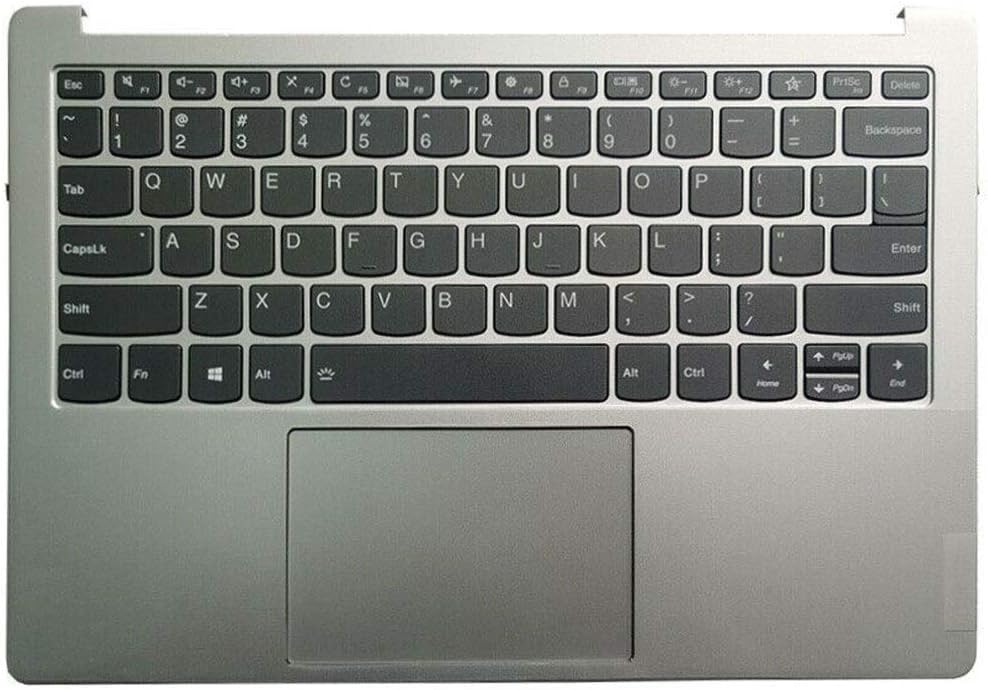 Laptop Replacement Keyboard Compatible for Lenovo IdeaPad S540-13IML AM1GW000J00 US Layout with Palmrest Upper Cover Case