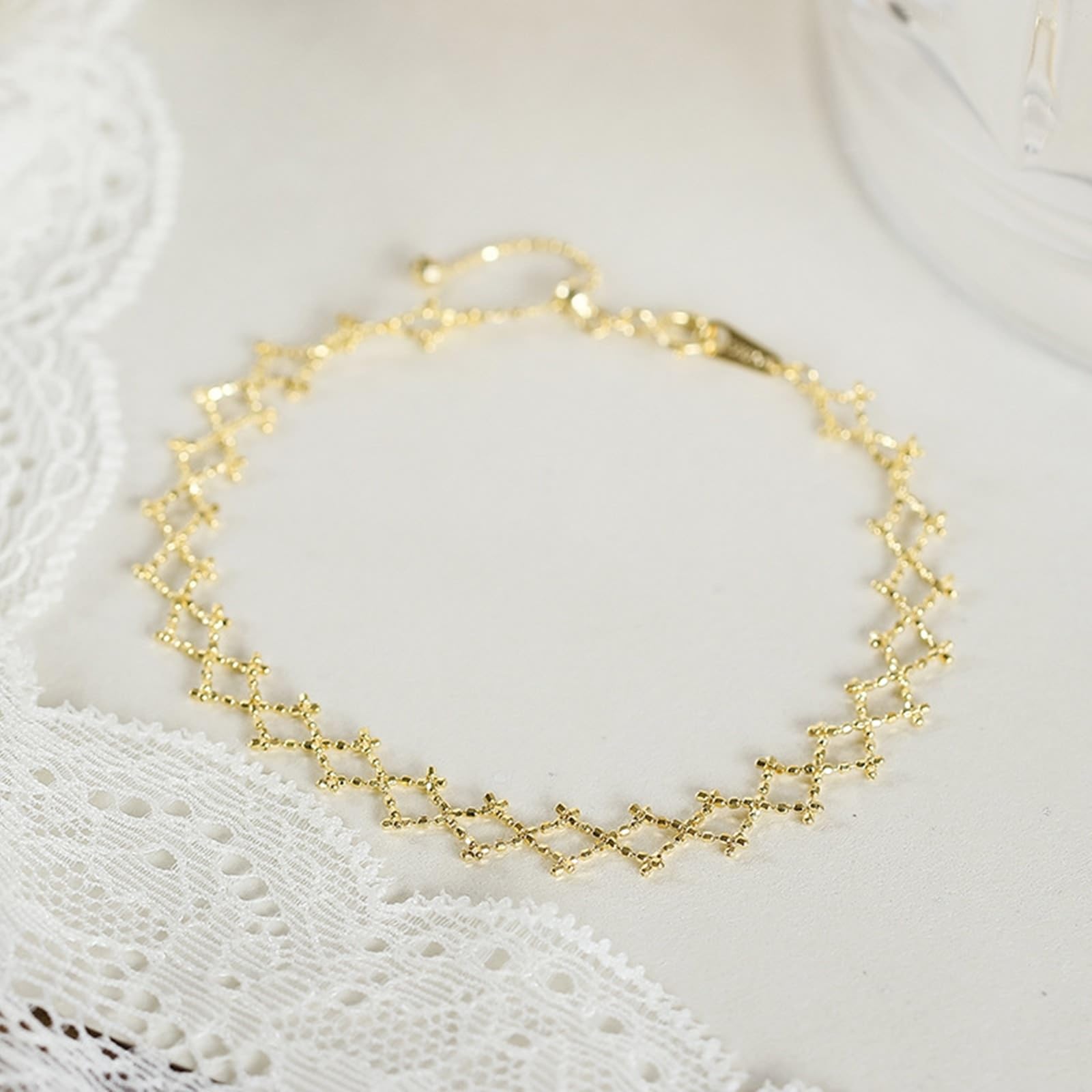 Au 375/585/750 - Bracciale in vero oro giallo 9 K/14 K/18 K