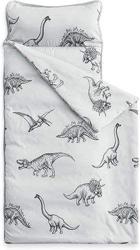 Wake In Cloud - Tapete para siesta para niños pequeños con almohada y manta, para niños de 3 años más en jardín de infantes, preescolar, saco de