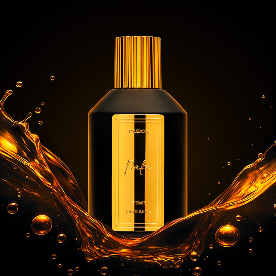Toledo72 Extrait de Parfum Pakè Extreme, Unisex, 100ml, Zafferano Bergamotto Vaniglia Rosa Turca, Legno di Agar