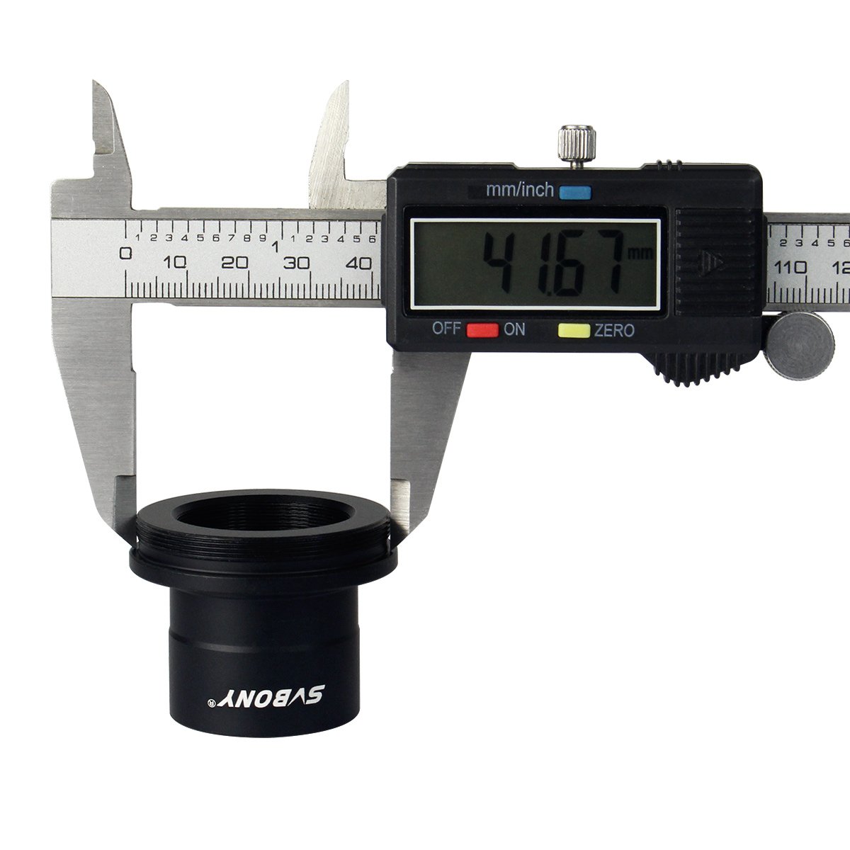Svbony Adattatore per Fotocamera Telescopica, T e T2 1,25", Anello in Alluminio Compatibile con Canon EOS Rebel SLR DSLR