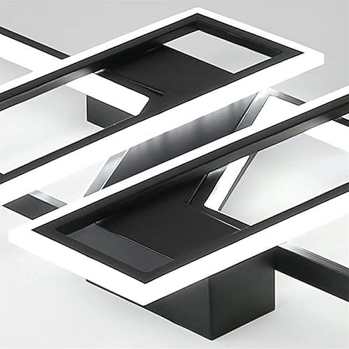 Miniatura 6 de SMG Lámpara de techo LED moderna, lámpara de techo regulable con control remoto de 27 pulgadas, lamparas de Techo Modernas, luces de techo blancas