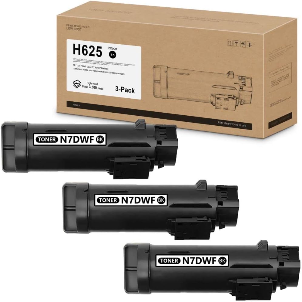 Compatible H625 N7DWF Toner Cartridge Replacement for Dell