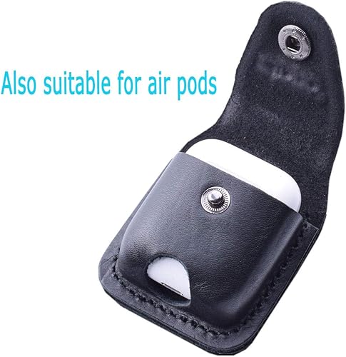 Miniatura 5 de Funda de cuero para encendedor hecha a mano con lazo para cinturón de bolsillo