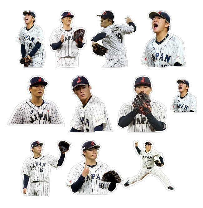 Amazon.co.jp: 11枚セットステッカー ロサンゼルス・ドジャース 侍