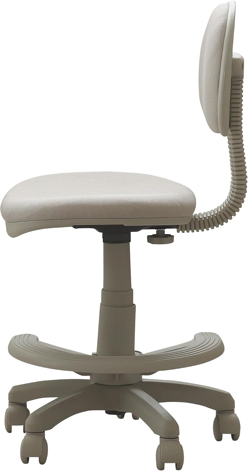 Sekikagu 430396 Skip Study Chair, Fabric, Beige