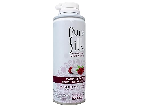 Miniatura 2 de Pure Silk Crema de afeitar con aloe, niebla de frambuesa, 5 onzas - Paquete de 3