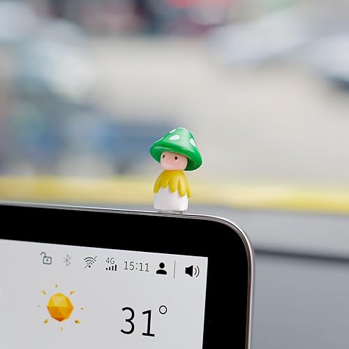 Miniatura 2 de YGMONER Mini conejito frigurinas decoración de tablero de calabaza, fantasma, conejo, decoración interior del automóvil, paquete de 5 bonitas