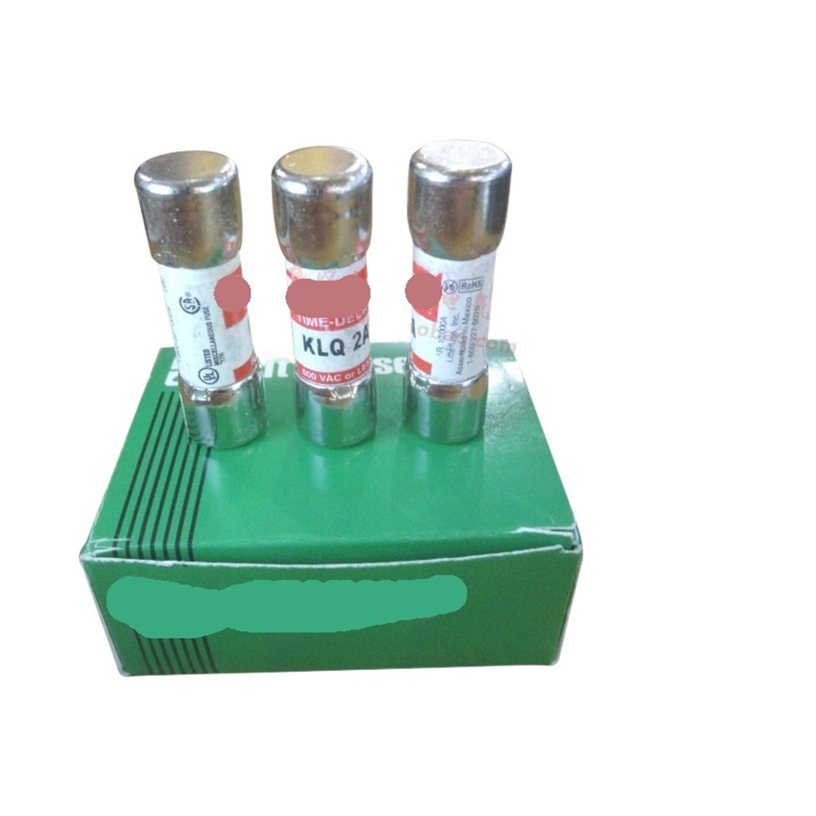 KXIWLUFV 1CPS Fuse KLQ 1A 1.6A 2A 3A 5A 10 * 38 600V(KLQ 3A)