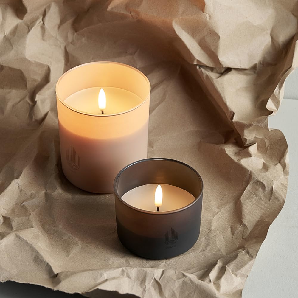UYUNI led Kaars Kerstboom Nordic White 9x12cm UYUNI led Kaars Kerstboom Nordic White 9x12cm