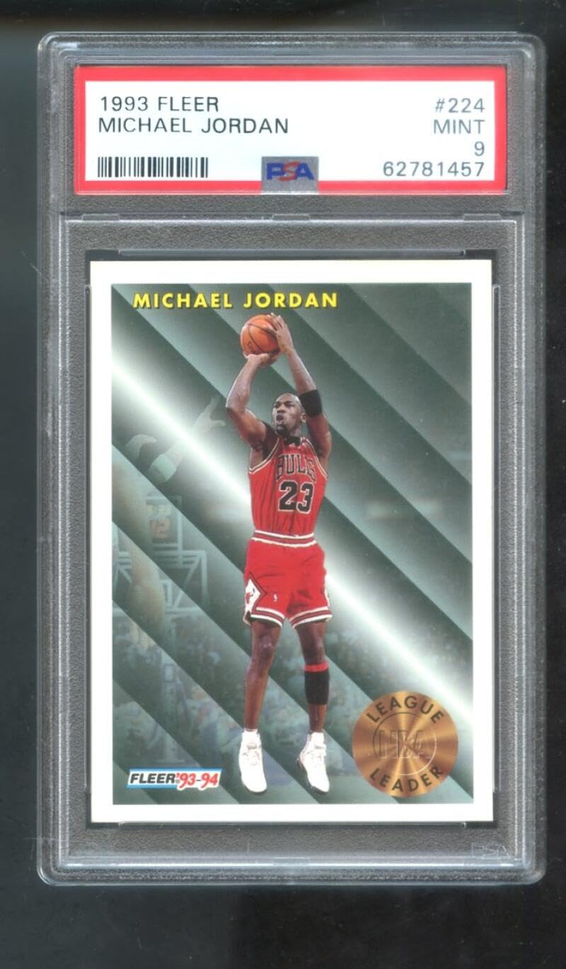 Amazon.com: 1993-94 Fleer #224 Michael Jordan PSA 9 Graded