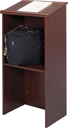Vista 3 de Safco Products 8915MH Atril de pie, caoba