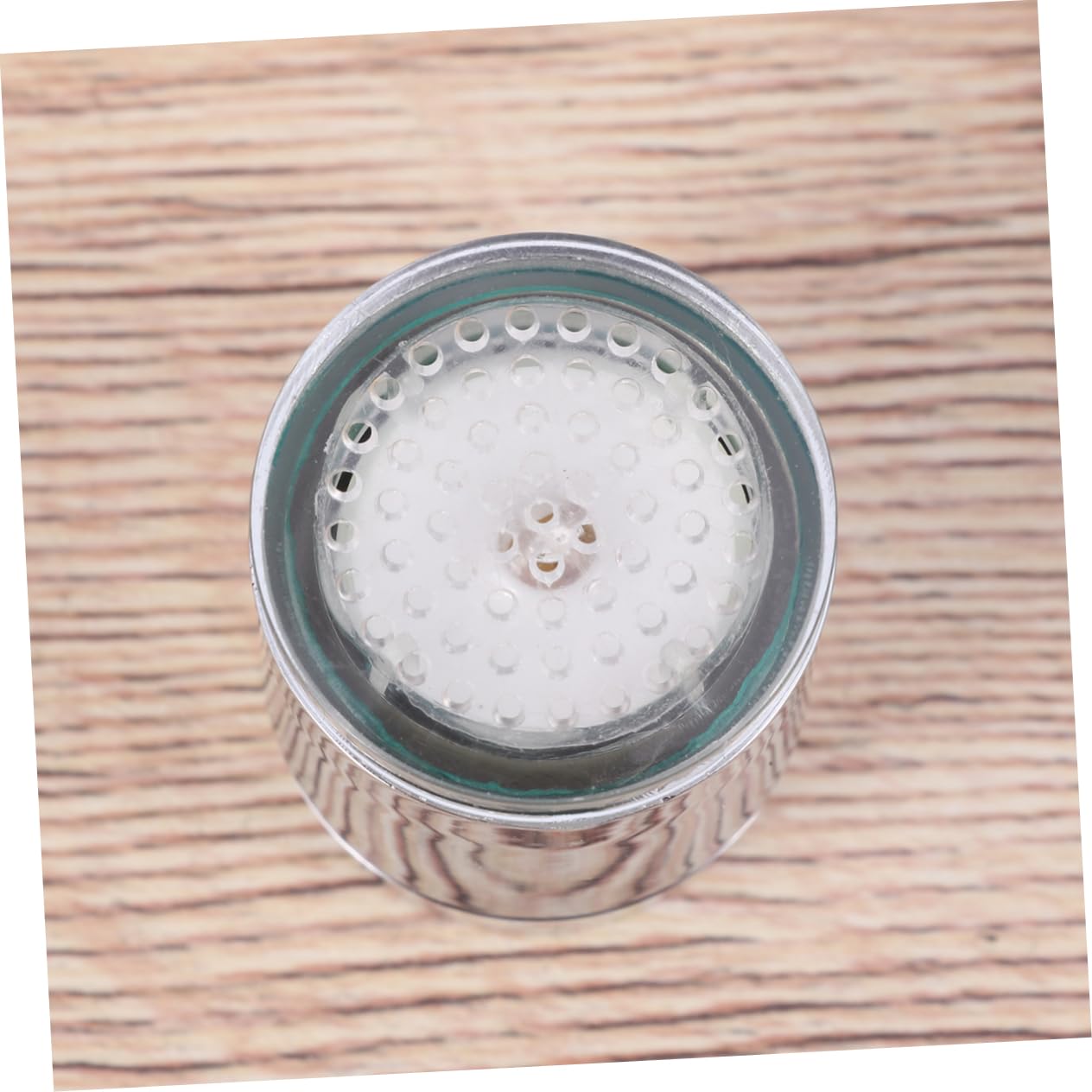 2pcs 7 Jump Change Tap Led Color Sink Faucet Kitchen Water Faucet Hot Cold Bath s Bathroom s — view 5