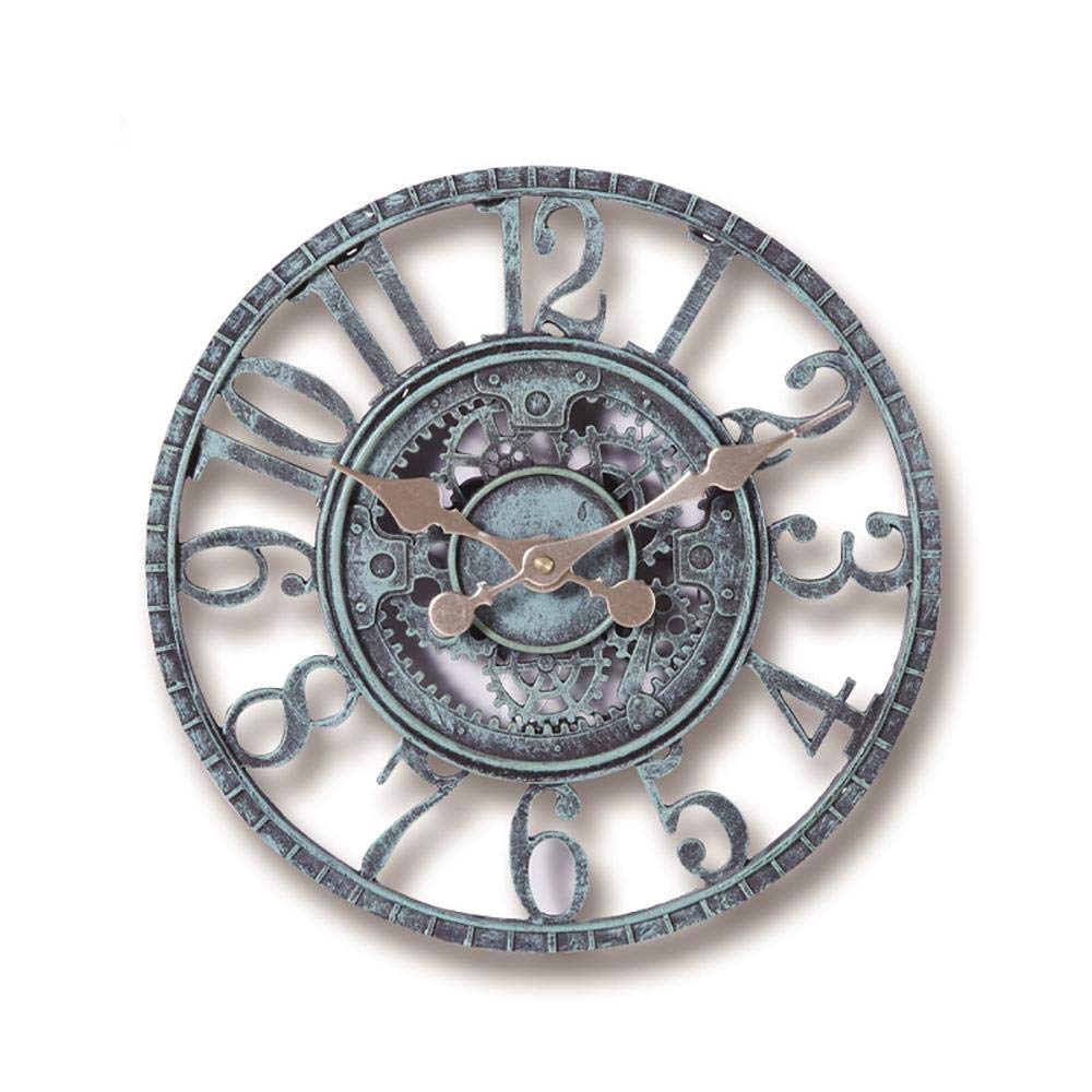 Horloges murales de jardin en résine extérieure étanche avec minuterie précise