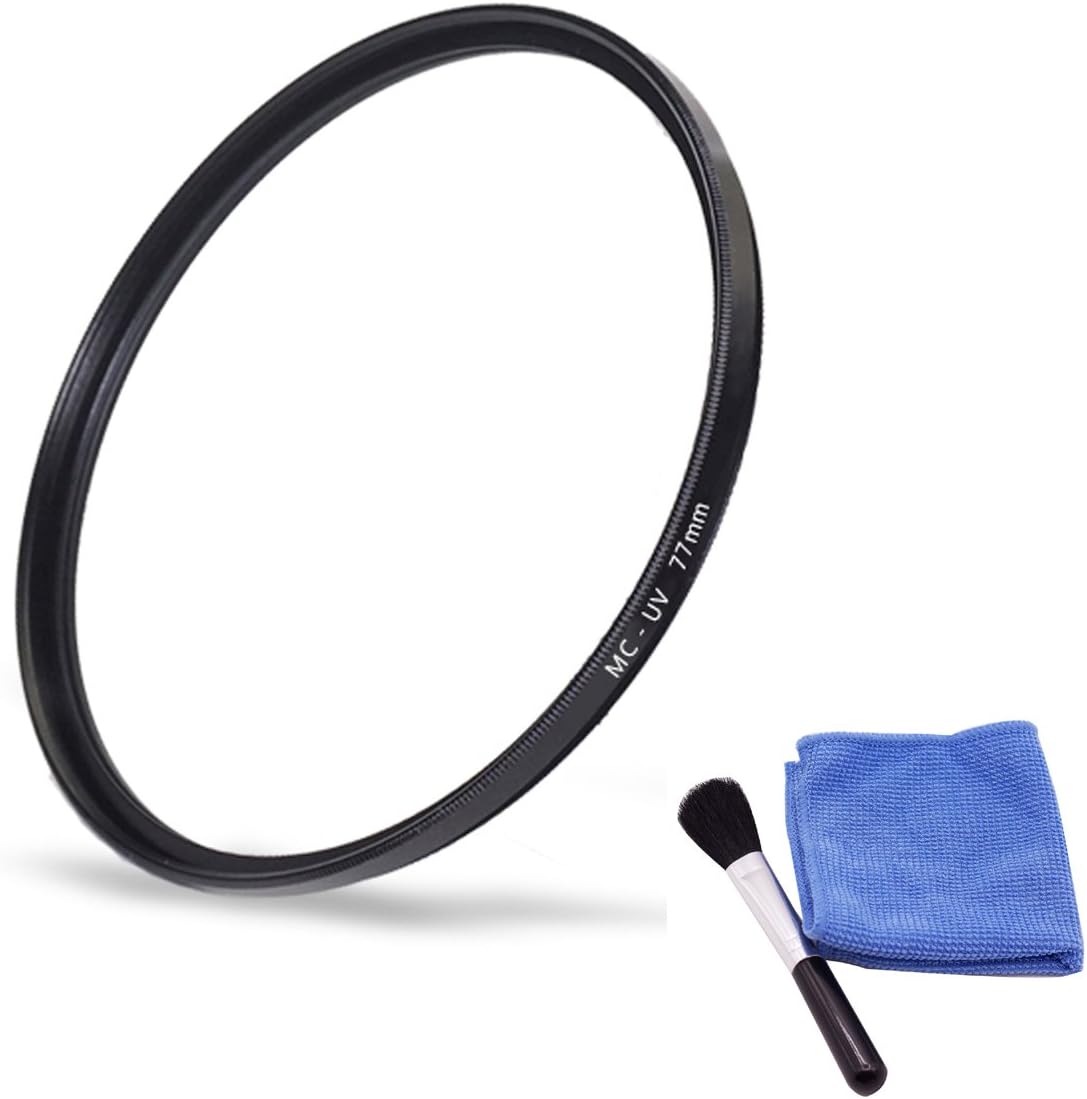77mm Ultra-Slim Weather-sealed Protection UV/MCUV Lens Filter Coming with Cleaning Pen and Lens Cloth (77mm)