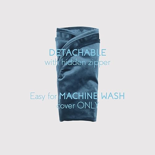 Miniatura 5 de Funda de almohada redonda de terciopelo para el suelo, puf para yoga, meditación, cojín de felpa, decoración de sala de lectura, solo funda (25.6