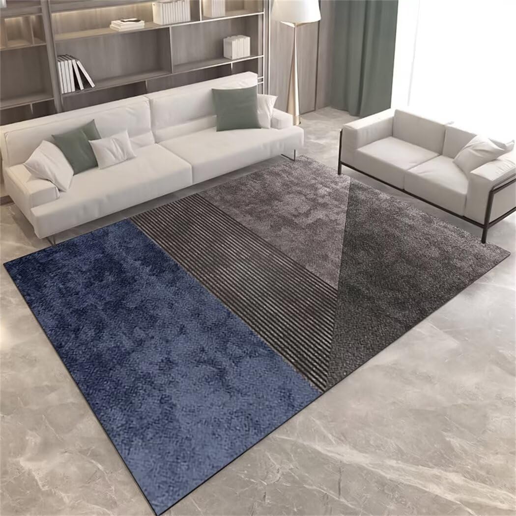 Tapis indéformable et antidérapant grand format 160x230cm résistant pour toute la maison