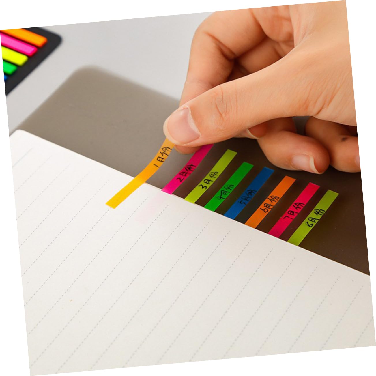 Sewroro 45hojas Marcadores De Página Adhesivos De De Para Resaltar Frases Stickers De Indexación Herramienta De Para y