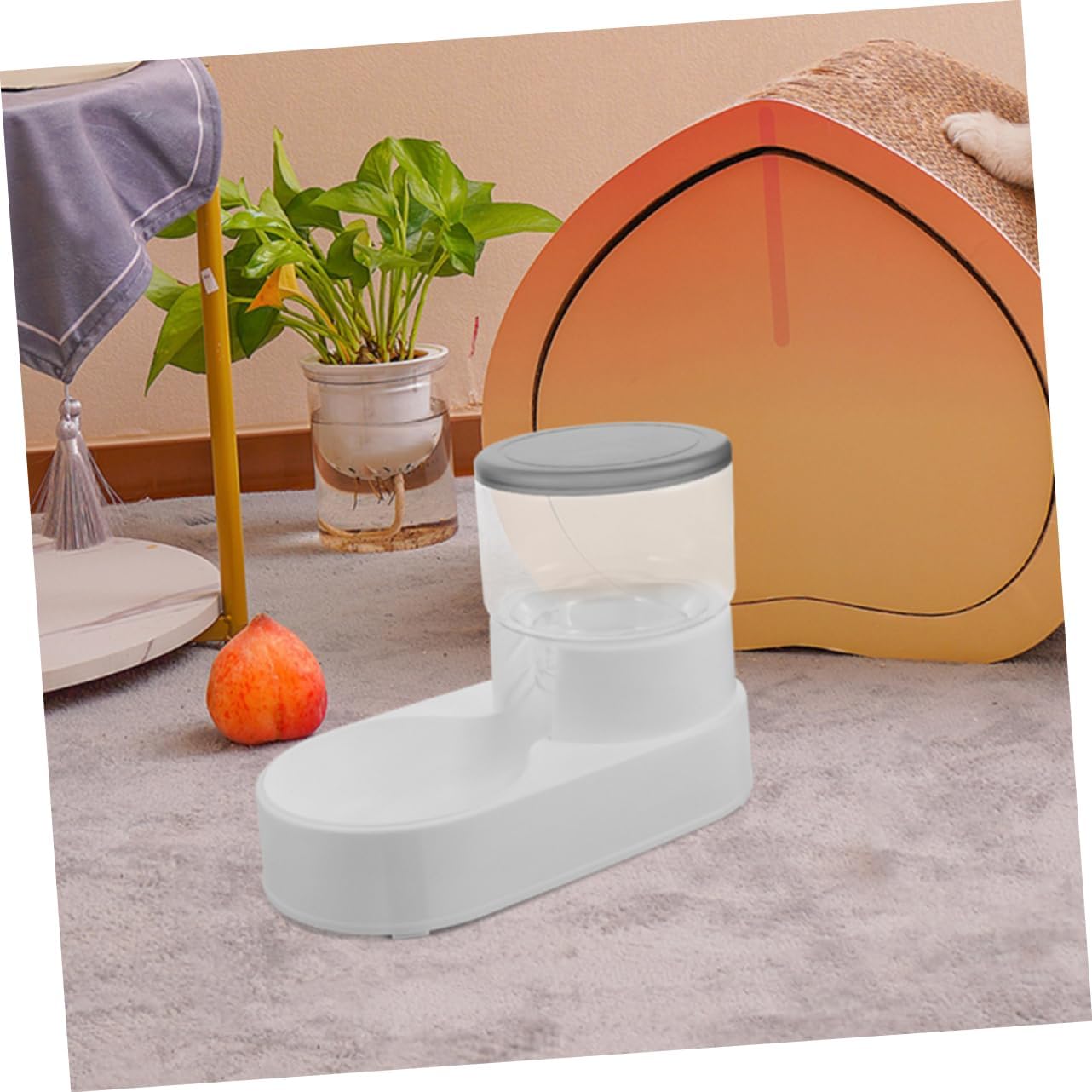 TOYANDONA Automatic PET Feeder Dispenser for Dogs and Cats 2pcs Tip Design Adjustable Food Portions Water Dispenser for Cats and Dogs