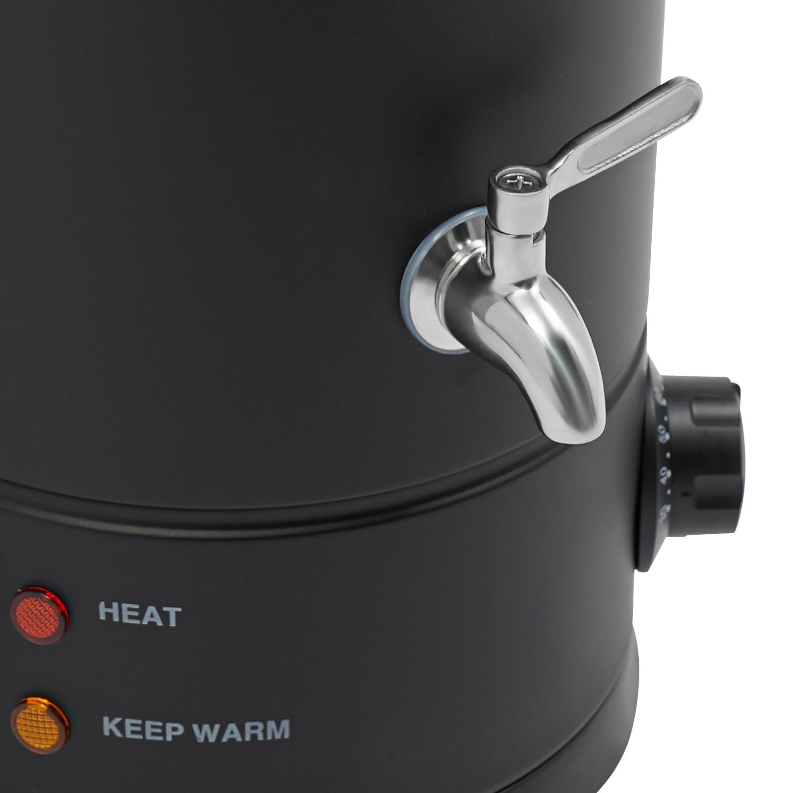 Wulimasun Fondeur de Cire Bougie,Fondoir Cire Bougie Electrique Acier Inoxydable Bricolage Machine a Cire Température Réglable avec Poignée,Pour Faire Fondre Toutes Sortes Cires (Noir(B), 10L)