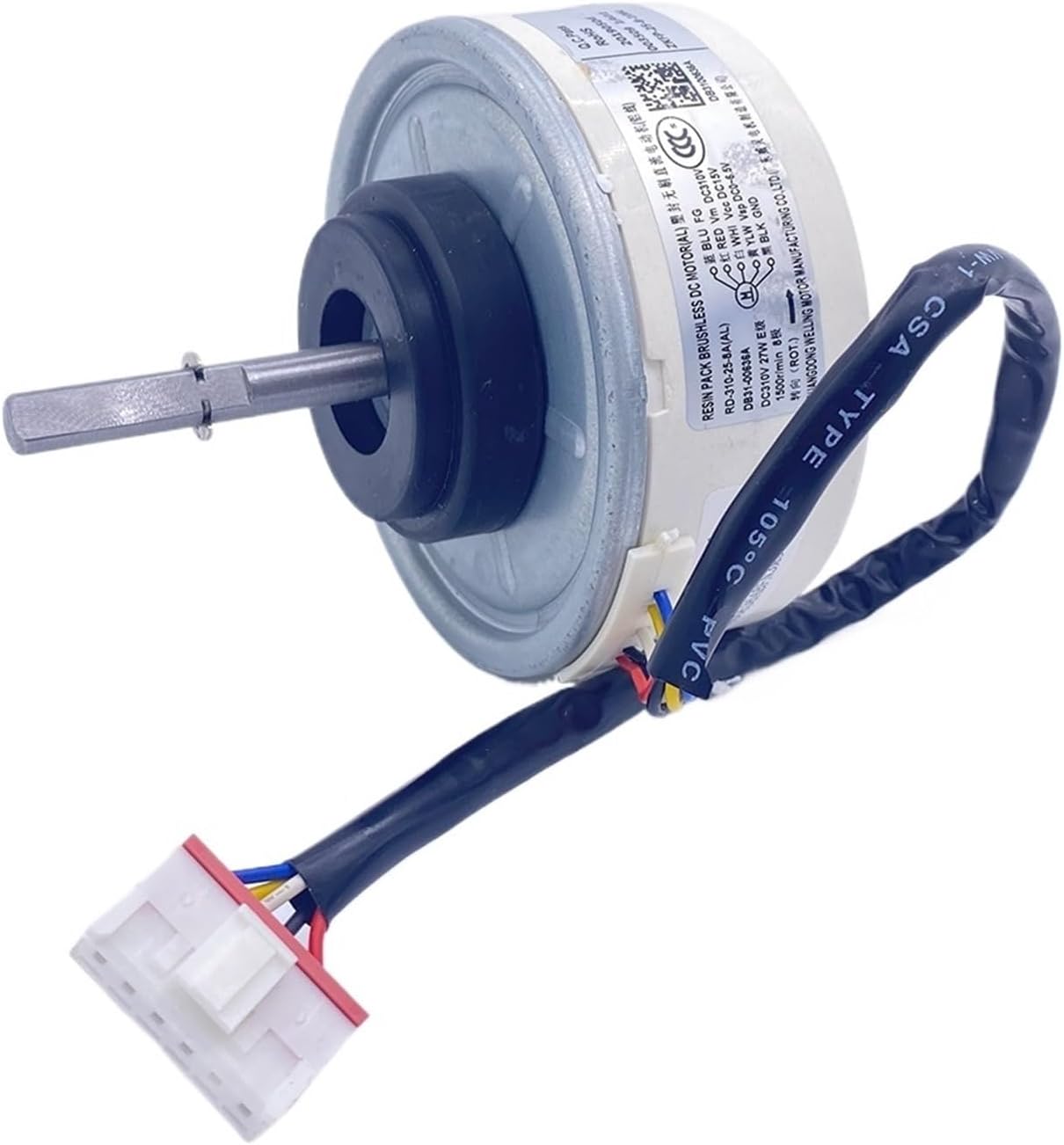 Air Conditioner Motor DB31-00636A RD-310-25-8A(AL) SIC-41CVJ-F127-2 Fan Motor DC310V 27W 1500r/min DB31-00636A Fan Motor