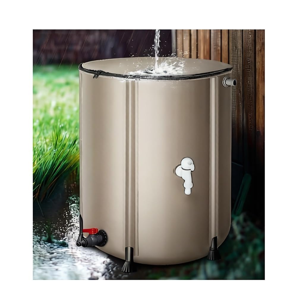 Contenedores de Almacenamiento de Agua de Barril de Lluvia Plegables, Sistema recolección Agua Lluvia portátil Tanque Agua for recolectar Agua