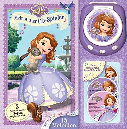 Sofia die Erste, Mein erster CD-Spieler: Kinderbuch mit 3 Geschichten und 15 Liedern, Hardcoverbuch Sofia die Erste, Mein erster CD-Spieler: Kinderbuch mit 3 Geschichten und 15 Liedern, Hardcoverbuch