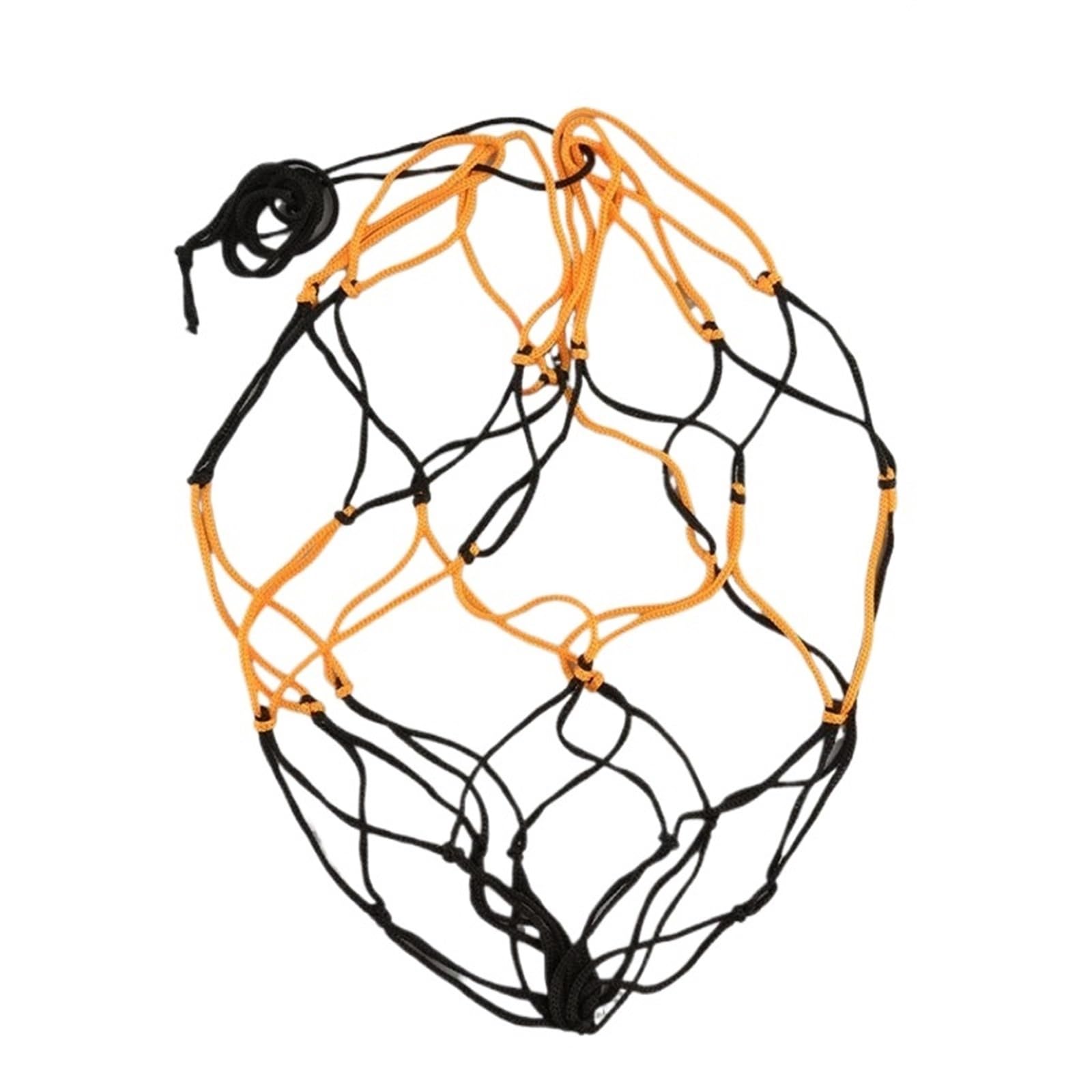 10 Stück Schwarze und gelbe Netzbeutel aus Nylon for Volleyball, Basketball, Fußball andere Sportarten, geeignet for den Außenbereich (Standardgröße) für Ball