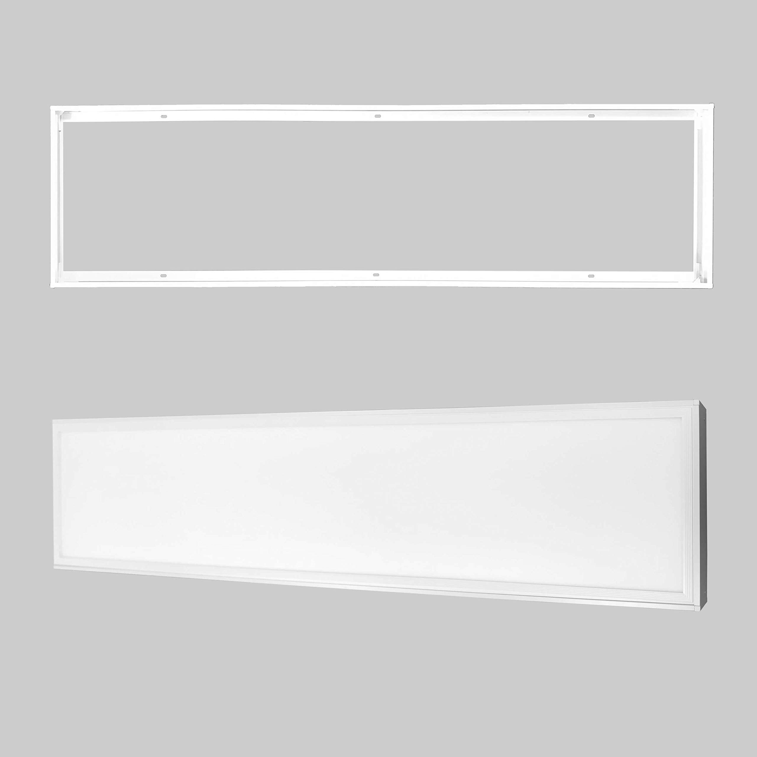 Led panel 120x30 Aufputz Deckenleuchte wandleuchte 40 Watt inkl. Aufbaurahmen 4000K Neutralweiß