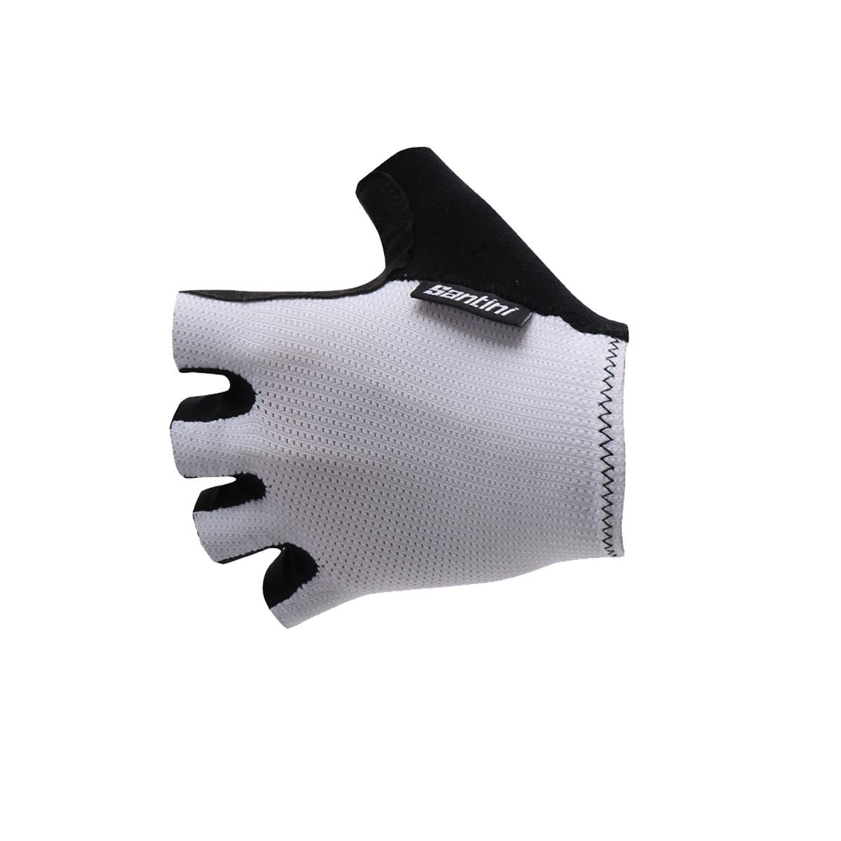 Santini 365 Brisk Short Finger Handschuhe, Weiß, Größe L