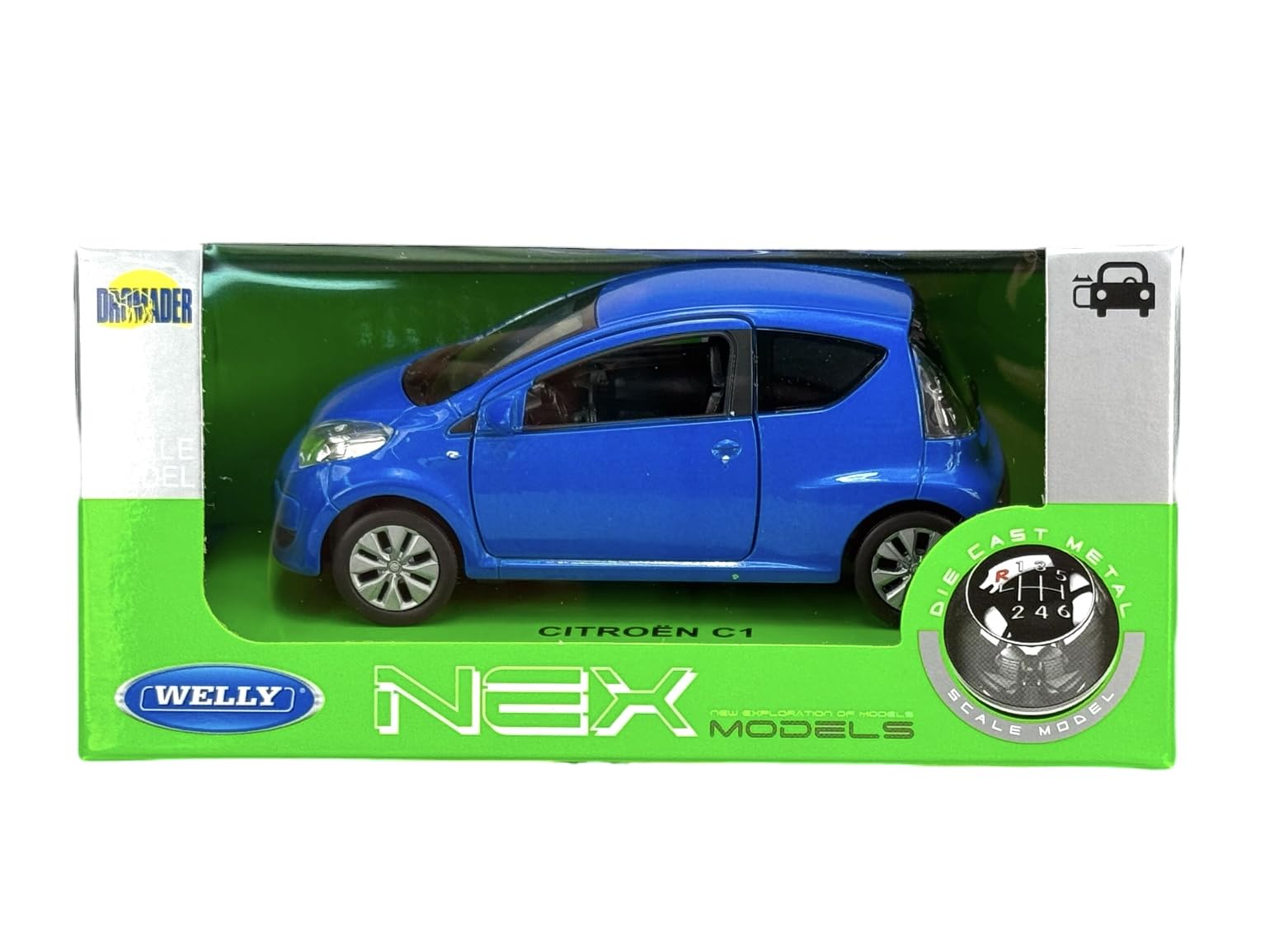 BLITZ VERSAND Citroen C1 / C 1 Rot / Red Welly Modell Auto 1:34-39 NEU &amp; OVP 1