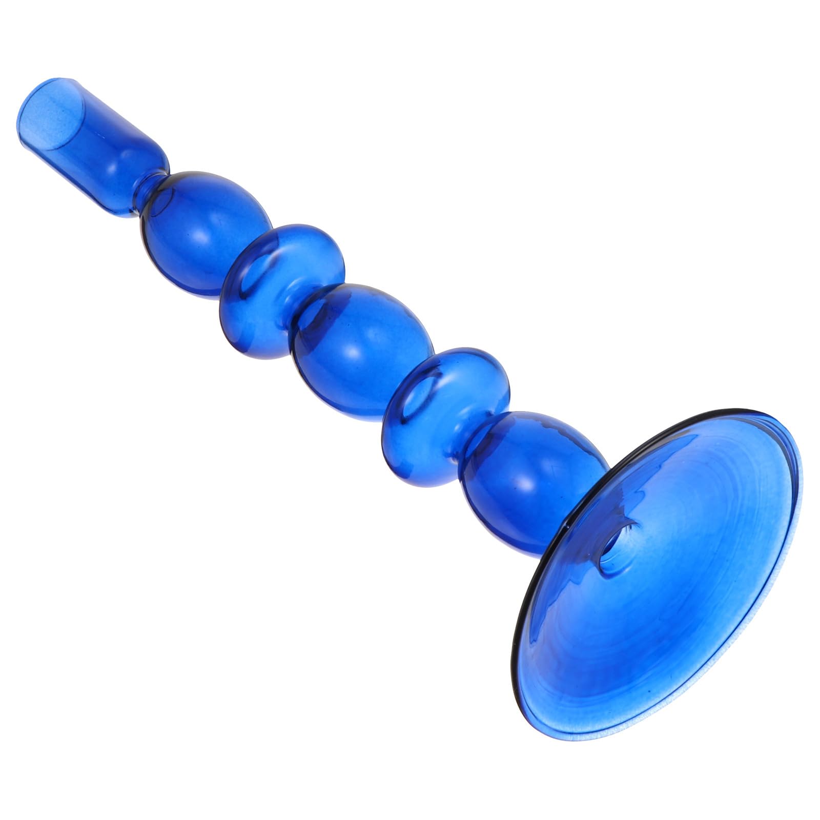 Bougeoir en verre pour bougie fine, élément de décoration de table raffiné