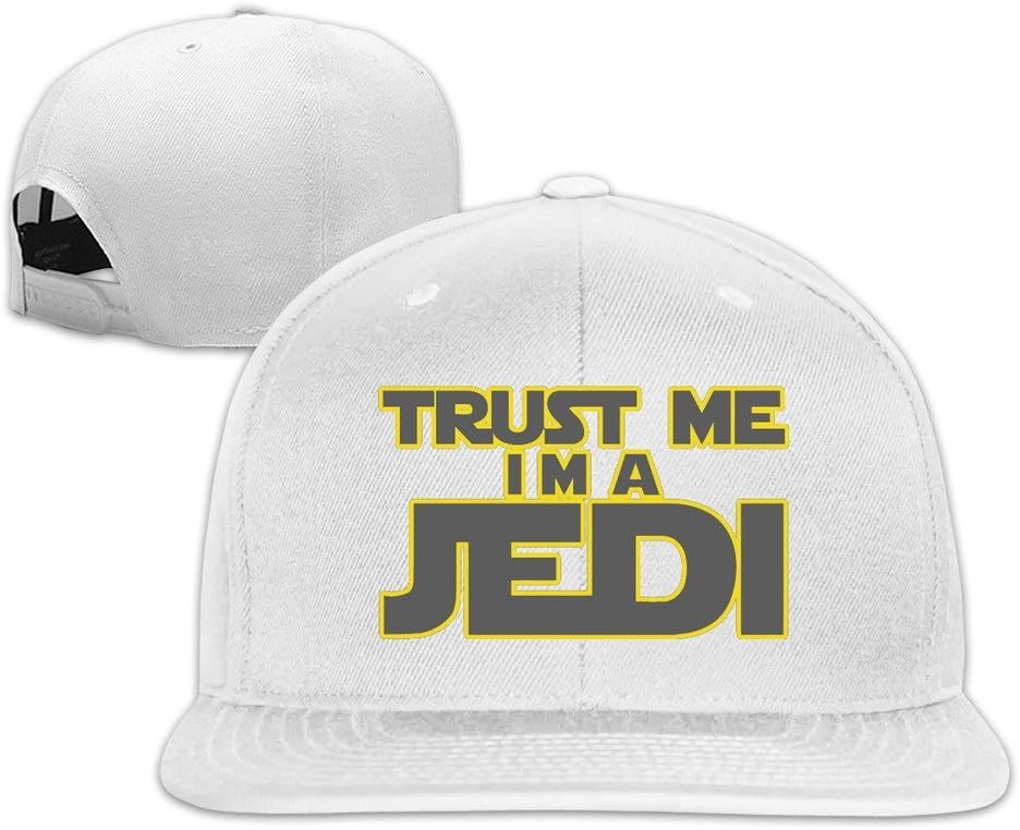 whyduiwoob Trust Me I M A Jedi Adjustable Hats Flat Brim Baseball Cap