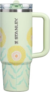 STANLEY Quencher ProTour Flip Straw Tumbler with Leakproof Lid 30 oz | Built-in Straw and Handle | Cup Holder Compatible for Travel | insulated Stainless Steel Cup | BPA-Free | Honeydew Garden