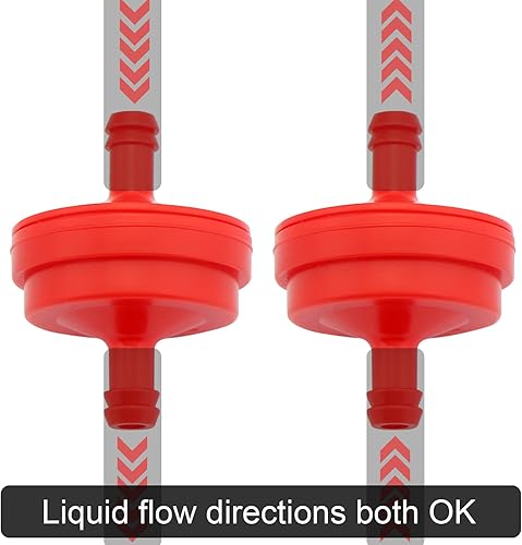 Miniatura 3 de Windance Kit de filtro de combustible en línea, incluye manguera de combustible de 3.3 ft de diámetro interior de 14 pulgadas, 5 filtros de